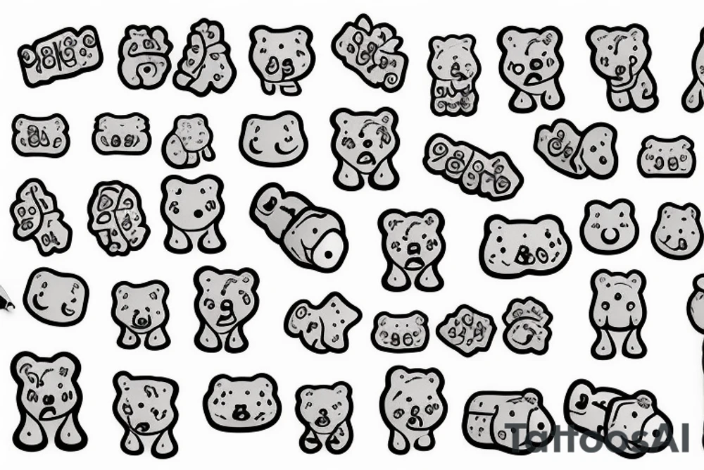 GUMMY BEAR tattoo idea