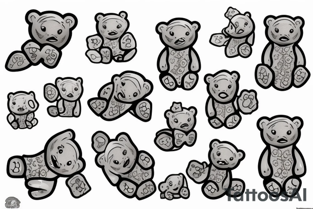 GUMMY BEAR tattoo idea
