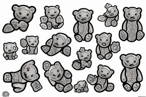 GUMMY BEAR tattoo idea