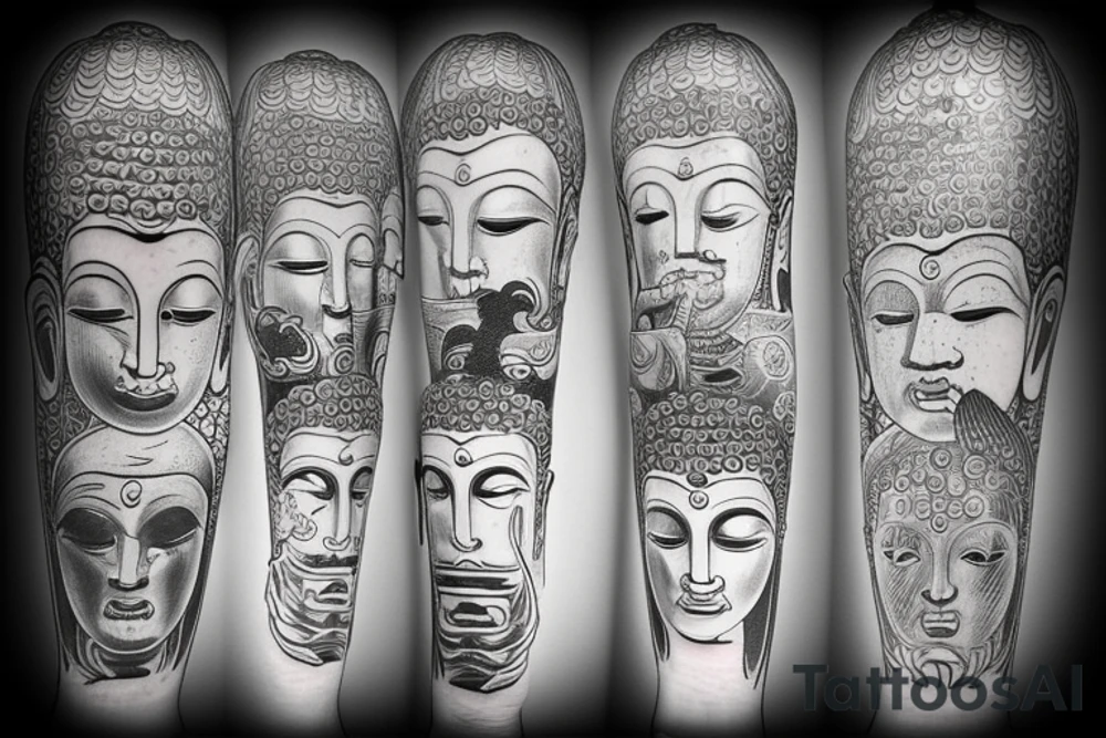 Buddha fudo tattoo idea