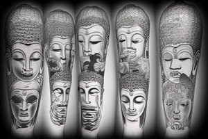 Buddha fudo tattoo idea