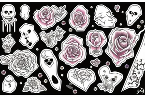 4 daughters tattoo idea