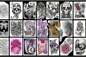 weird vibe but not too much tattoo idea