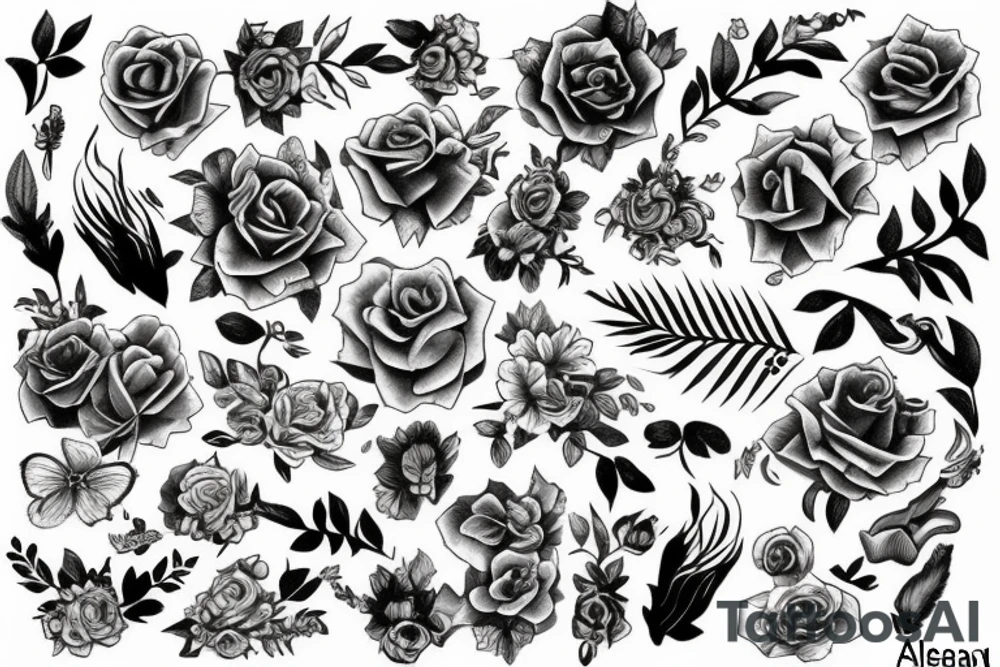 The word "Aleana" tattoo idea