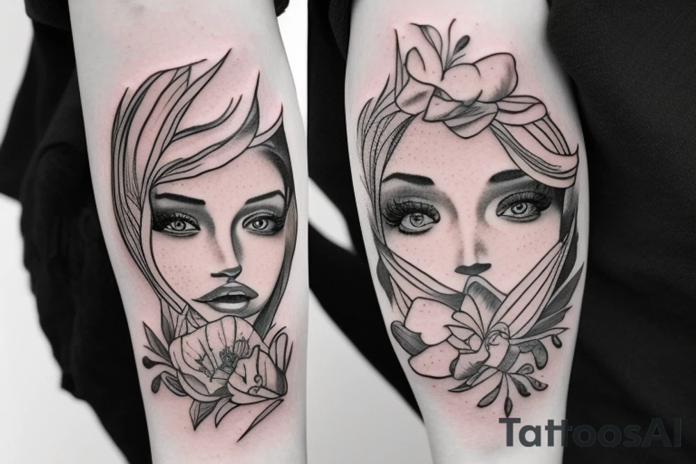 The word "Aleana" tattoo idea