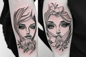 The word "Aleana" tattoo idea