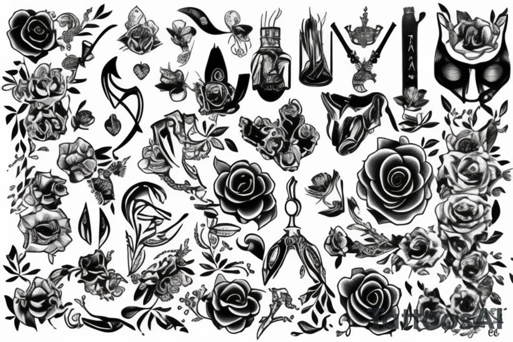 The word "Aleana" tattoo idea