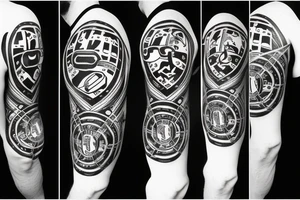chelsea football club logo tattoo idea