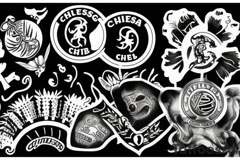 chelsea football club tattoo idea