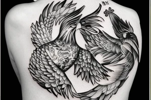 fighting chicken tattoo idea