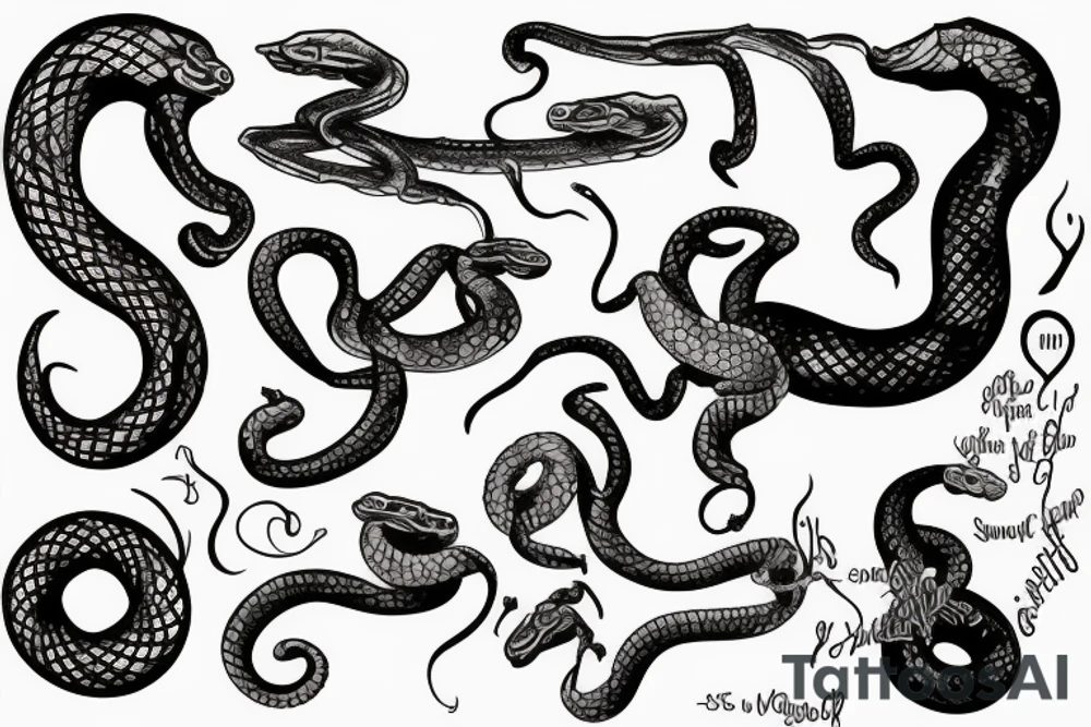 Snake tattoo idea