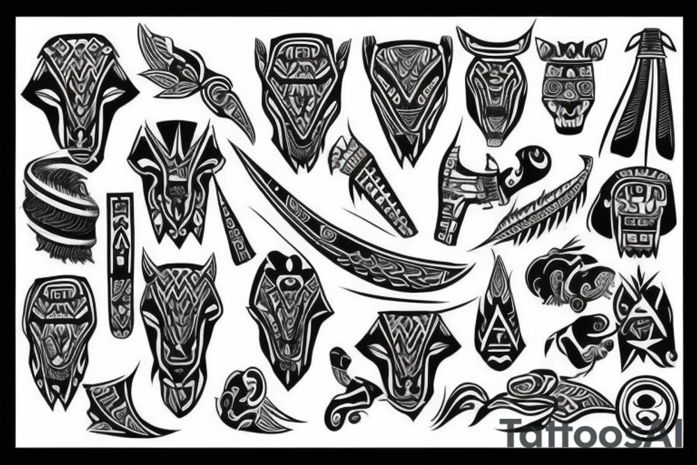 tribal tattoo tattoo idea