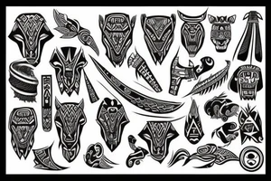 tribal tattoo tattoo idea