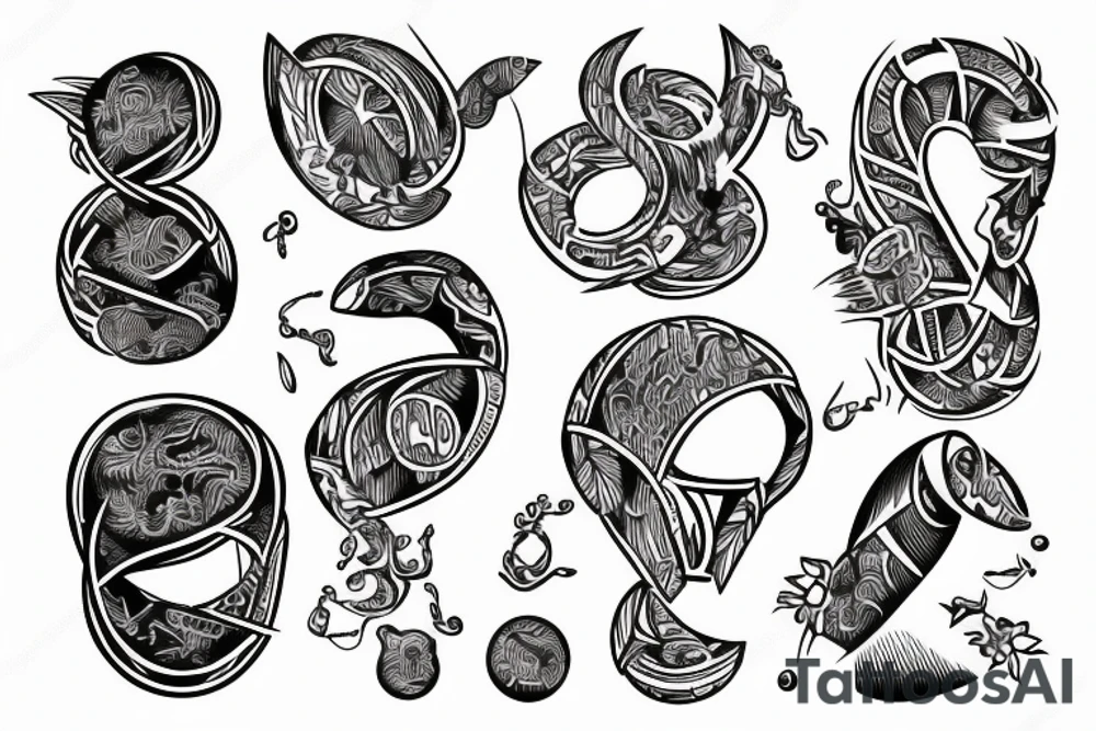 money wad with a rubber band around it tattoo idea