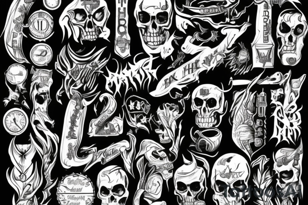The devil can scrap, but the Good Lord won tattoo idea