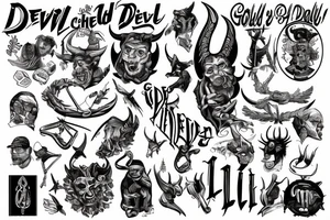 The devil can scrap, but the Good Lord won tattoo idea