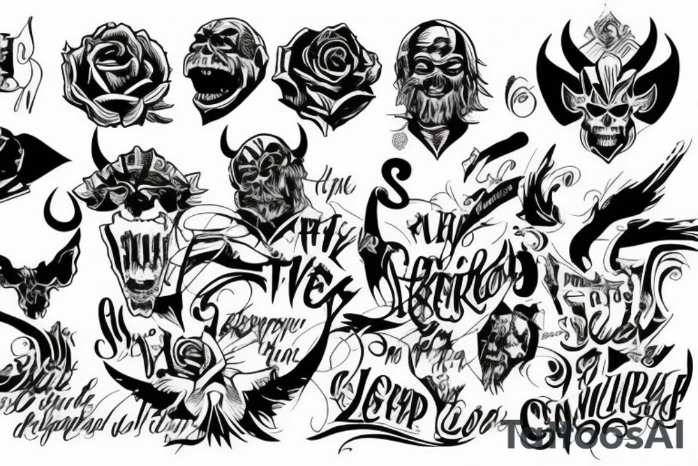 The devil can scrap, but the Good Lord won tattoo idea The devil can scrap, but the Good Lord won tattoo idea