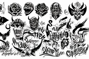 The devil can scrap, but the Good Lord won tattoo idea