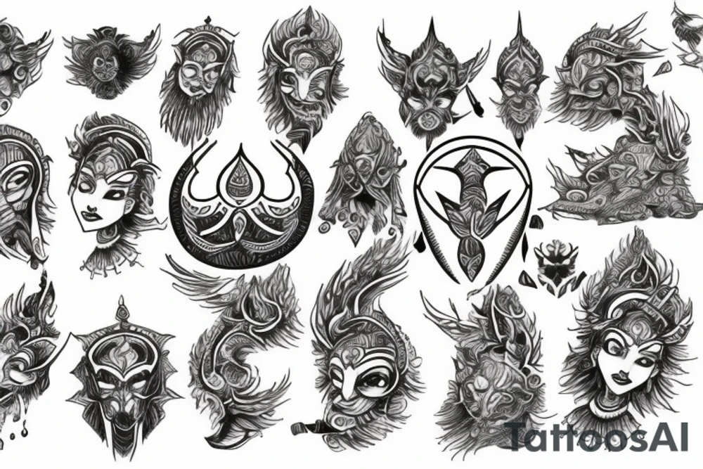 navakshari mathra tattoo idea