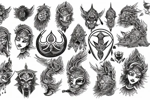 navakshari mathra tattoo idea
