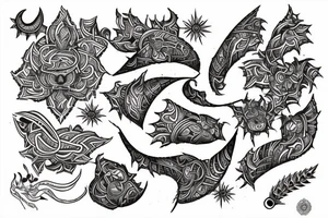 navakshari mathra tattoo idea