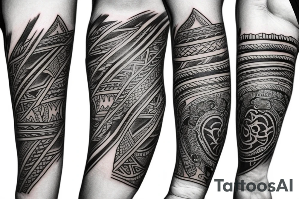 Arm sleeve tattoo idea