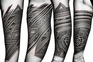 Arm sleeve tattoo idea