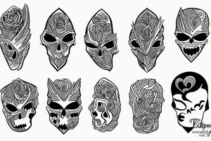 Tattoo minimalistic for group of Male Friends called ED tattoo idea