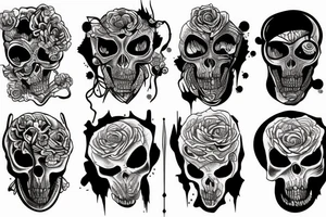 “Silhouettes in my nightmare” tattoo idea