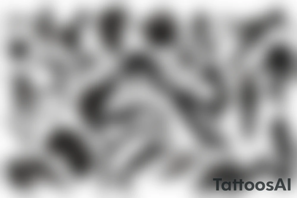 “Silhouettes in my nightmare” tattoo idea