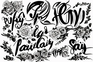 Joy, Pain, Sky tattoo idea