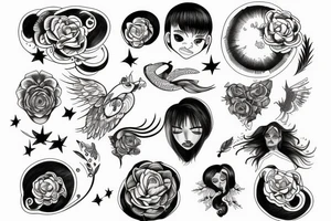 Joy, Pain, Sky tattoo idea