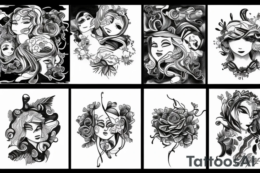 Joy, Pain, Sky tattoo idea