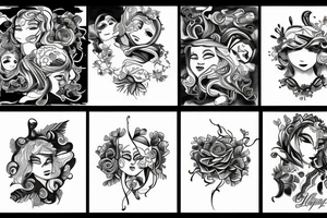 Joy, Pain, Sky tattoo idea