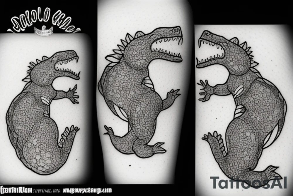 crocodile MEgaman tattoo idea