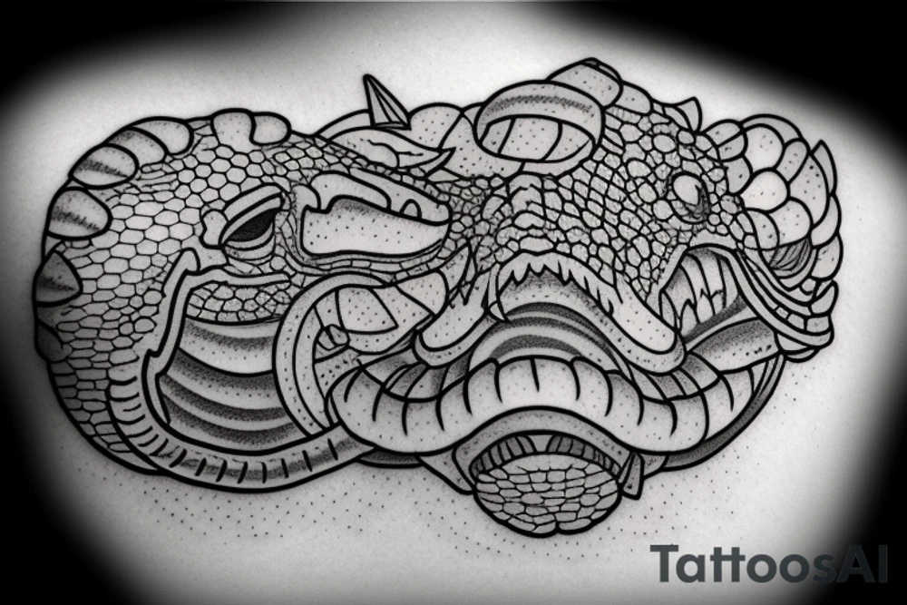 crocodile MEgaman tattoo idea