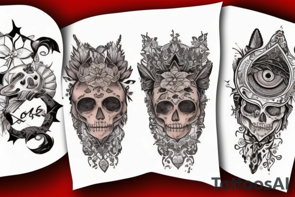 Терминатор в балахоне и с котом tattoo idea