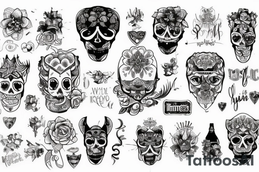 Медуза гаргона из разбитых зеркал tattoo idea