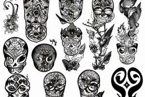 glass gargona tattoo idea