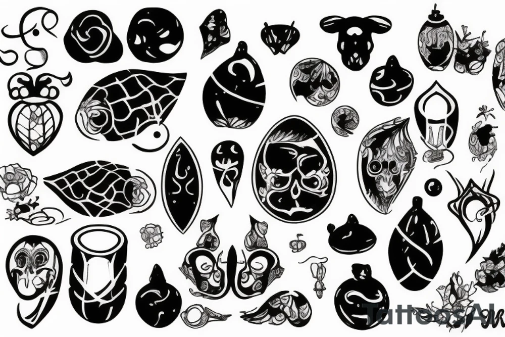 glass gargona tattoo idea