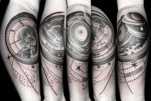 Astronomy tattoo idea