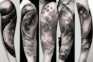 Astronomy tattoo idea