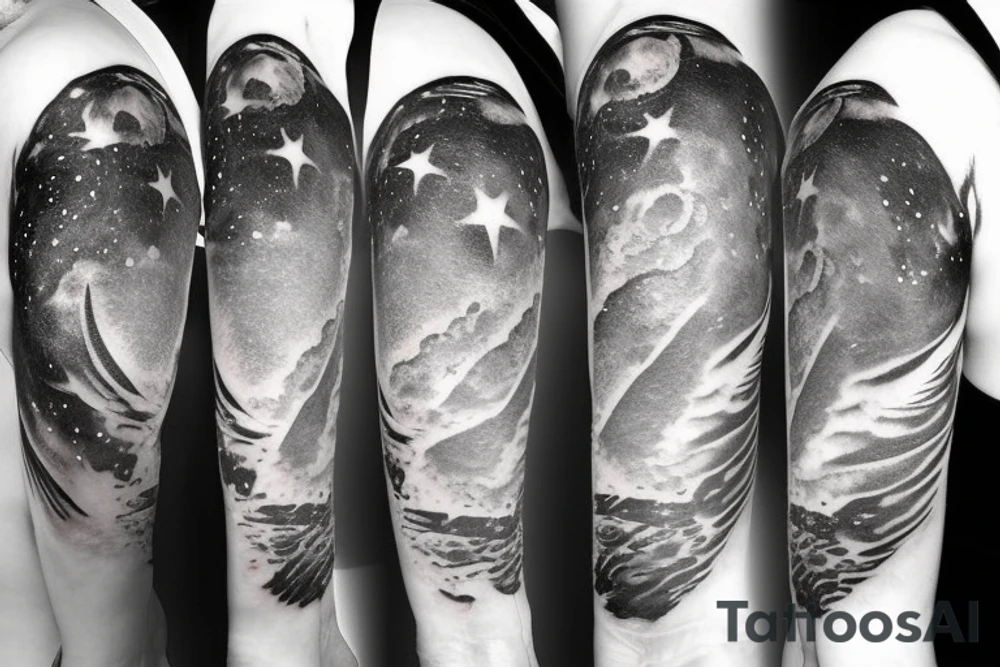 Stars astronomy tattoo idea