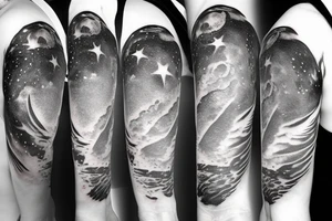 Stars astronomy tattoo idea