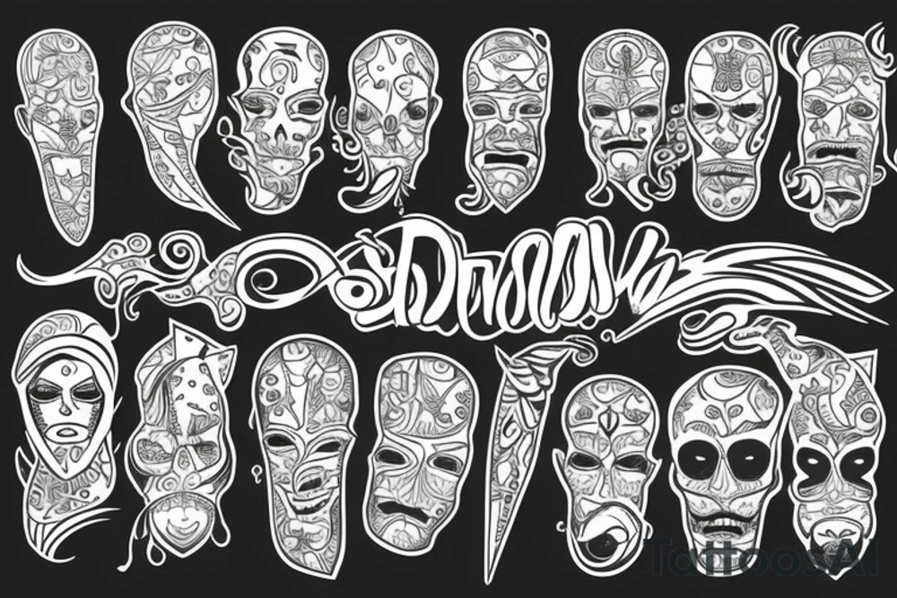 A simbol that shows a free man tattoo idea