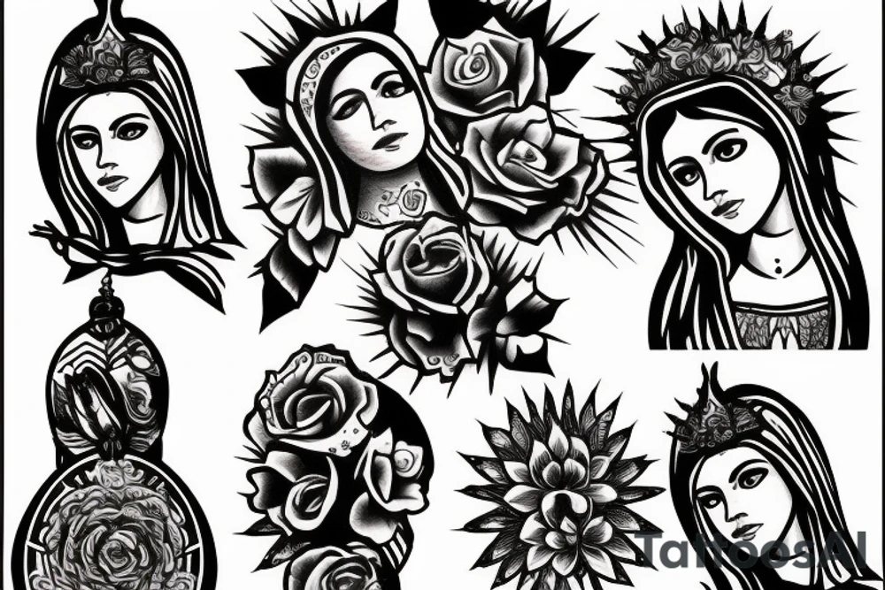 virgen guadalupe tattoo idea