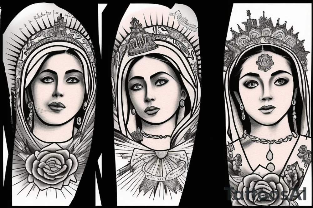 virgen guadalupe tattoo idea