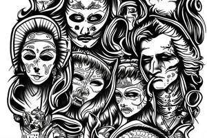 san judas tattoo idea