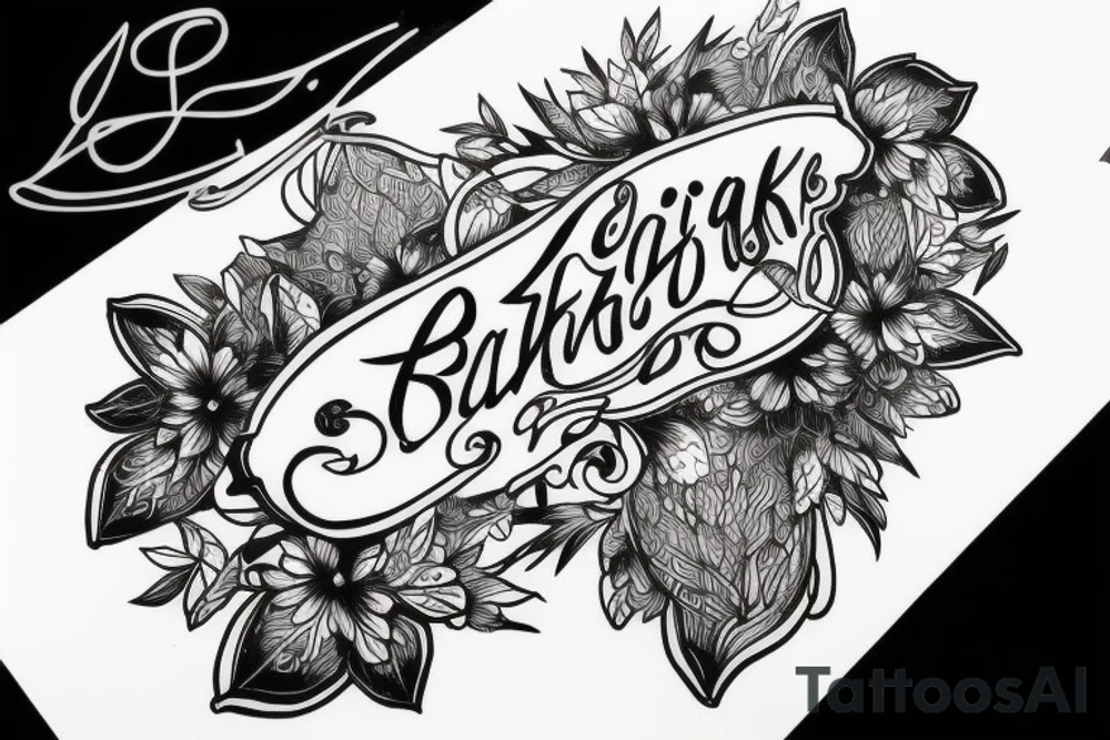 write ek batku tattoo idea