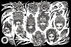 write ek batku tattoo idea